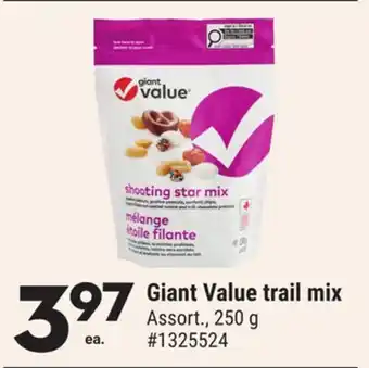 Giant Tiger Giant Value trail mix offer