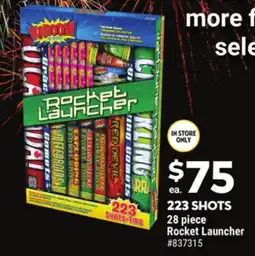 Giant Tiger 28 piece Rocket Launcher offer