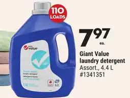 Giant Tiger Giant Value laundry detergent offer