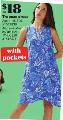 Giant Tiger Trapeze dress offer