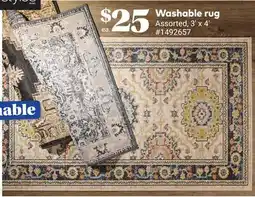Giant Tiger Washable rug offer