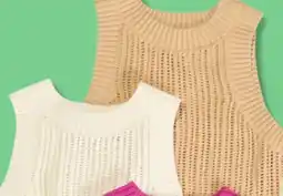 Giant Tiger Sweater tank top offer