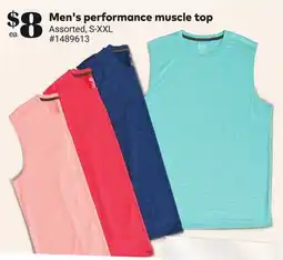 Giant Tiger Men's performance muscle top offer