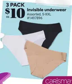 Giant Tiger Invisible underwear offer