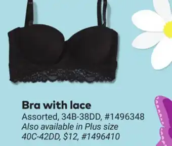 Giant Tiger Bra with lace offer