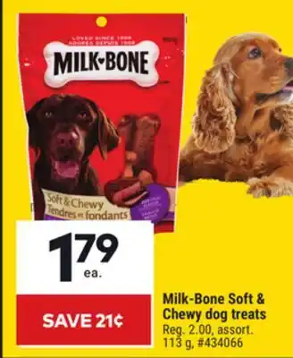 Giant Tiger Milk-Bone Soft 81 Chewy dog treats offer