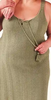 Giant Tiger Plus size crochet sweater dress offer