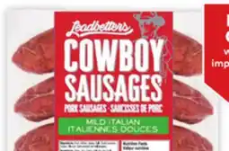 Giant Tiger Leadbetters Cowboy Sausages offer