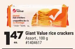 Giant Tiger Giant Value rice crackers offer
