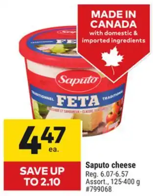 Giant Tiger Saputo cheese offer