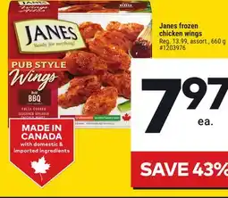Giant Tiger Janes frozen chicken wings offer