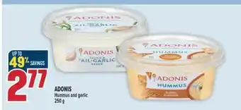 Marché Adonis ADONIS Hummus and garlic offer