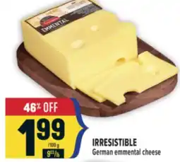 Marché Adonis IRRESISTIBLE German emmental cheese offer
