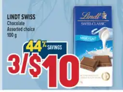 Marché Adonis LINDT SWISS Chocolate offer