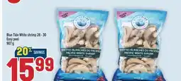 Marché Adonis Blue Tide White shrimp 26 - 30 Easy peel offer
