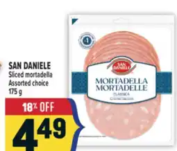Marché Adonis SAN DANIELE Sliced mortadella offer