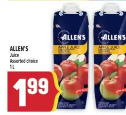 Marché Adonis ALLEN'S Juice offer