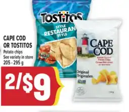Marché Adonis CAPE COD OR TOSTITOS Potato chips offer