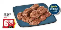 Marché Adonis BEEF SOUJOK SAUSAGES HALAL offer
