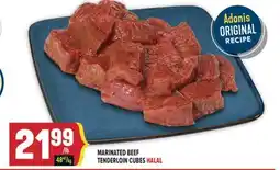 Marché Adonis MARINATED BEEF TENDERLOIN CUBES HALAL offer