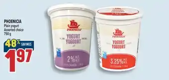 Marché Adonis PHOENICIA Plain yogurt offer