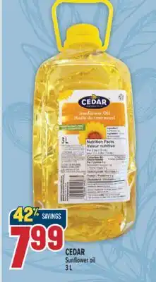 Marché Adonis CEDAR Sunflower oil offer