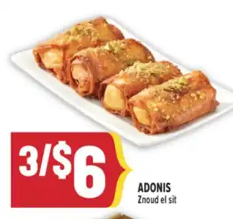 Marché Adonis ADONIS Znoud el sit offer