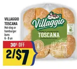 Marché Adonis VILLAGGIO TOSCANA Hot-dog or hamburger buns offer
