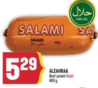 Marché Adonis ALZAHRAA Beef salami Halal offer