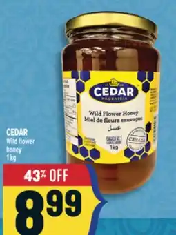 Marché Adonis CEDAR Wild flower honey offer