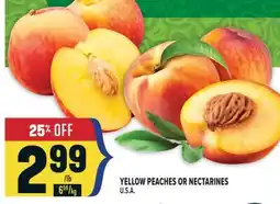 Marché Adonis YELLOW PEACHES OR NECTARINES offer