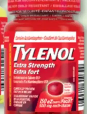 Familiprix TYLENOL, Selected products offer