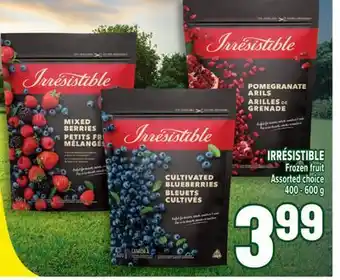 Marché Adonis IRRÉSISTIBLE Frozen fruit offer