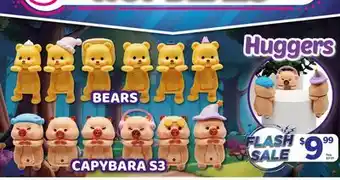Showcase Huggers BEARS, CAPYBARA S3 offer