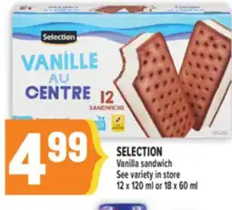 Marché Adonis SELECTION Vanilla sandwich offer