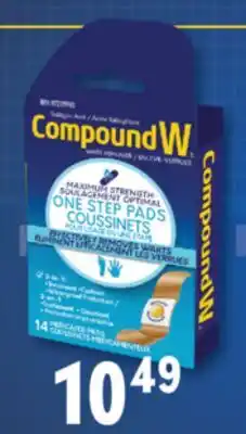 Familiprix COMPOUND W, Wart remover, 14 medicated pads offer