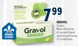 Familiprix GRAVOL, Ginger Upset stomach and nausea offer