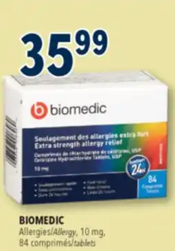 Familiprix BIOMEDIC, Allergy, 10 mg, 84 tablets offer