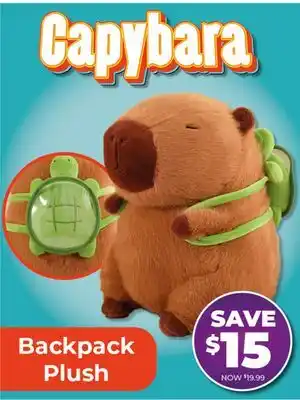 Showcase Capybara Backpack Plush offer