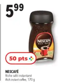 Familiprix NESCAFÉ Rich instant coffee, 170 g offer