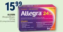 Familiprix ALLEGRA, Allergies, 120 mg, 30 tablets offer