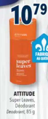 Familiprix ATTITUDE, Super Leaves, Deodorant, 85 g offer