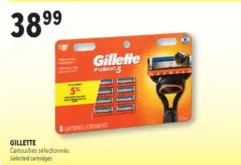 Familiprix GILLETTE, Selected cartridges offer