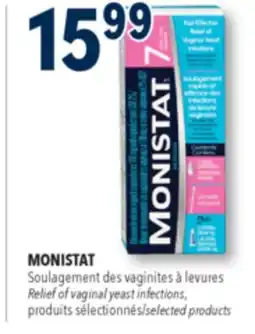 Familiprix MONISTAT, Relief of vaginal yeast infections, selected products offer