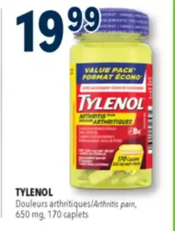 Familiprix TYLENOL, Arthritis pain, 650 mg, 170 caplets offer