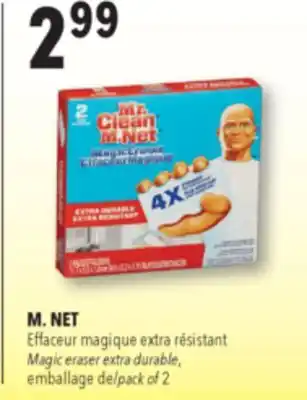 Familiprix M. NET, Magic eraser extra durable, pack of 2 offer