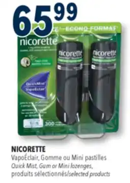Familiprix NICORETTE, Quick Mist selected products offer