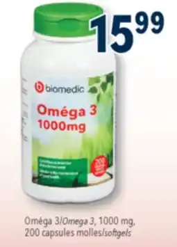 Familiprix Oméga 3 200 capsules softgels offer