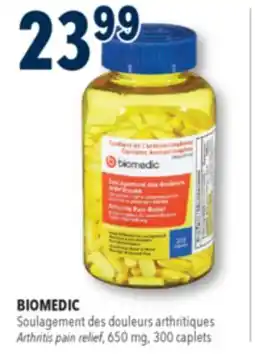 Familiprix BIOMEDIC Arthritis pain relief, 650 mg, 300 caplets offer