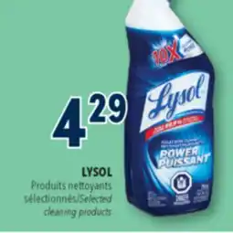 Familiprix LYSOL, Selected cleaning products offer